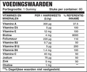 HairSweets Haarvitamine - 6 Maanden - HairSweets